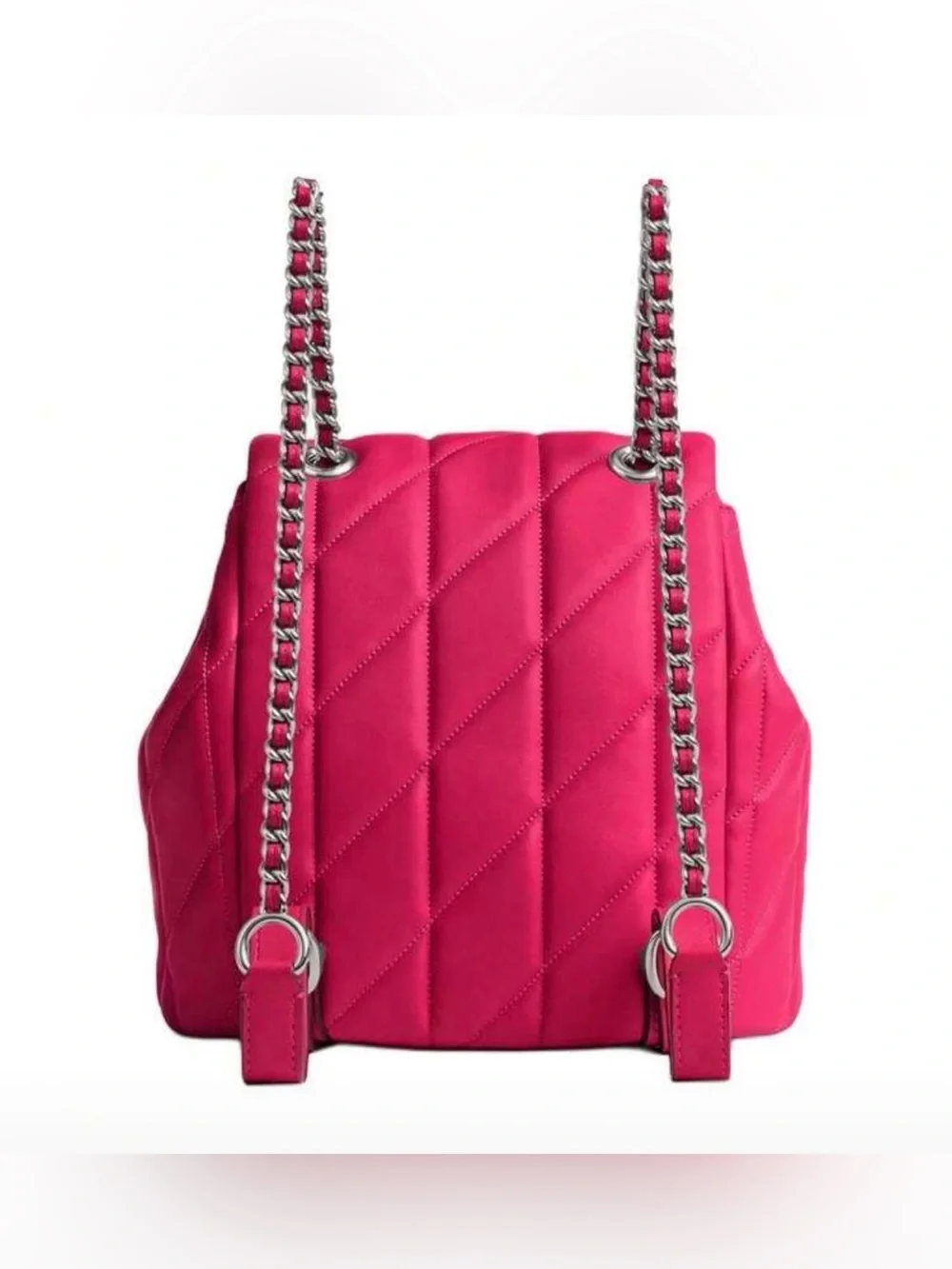✨ BRAND NEW ✨ Coach Quilted Tabby Backpack in Dragonfruit Pink 💖